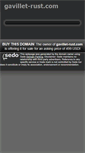 Mobile Screenshot of gavillet-rust.com